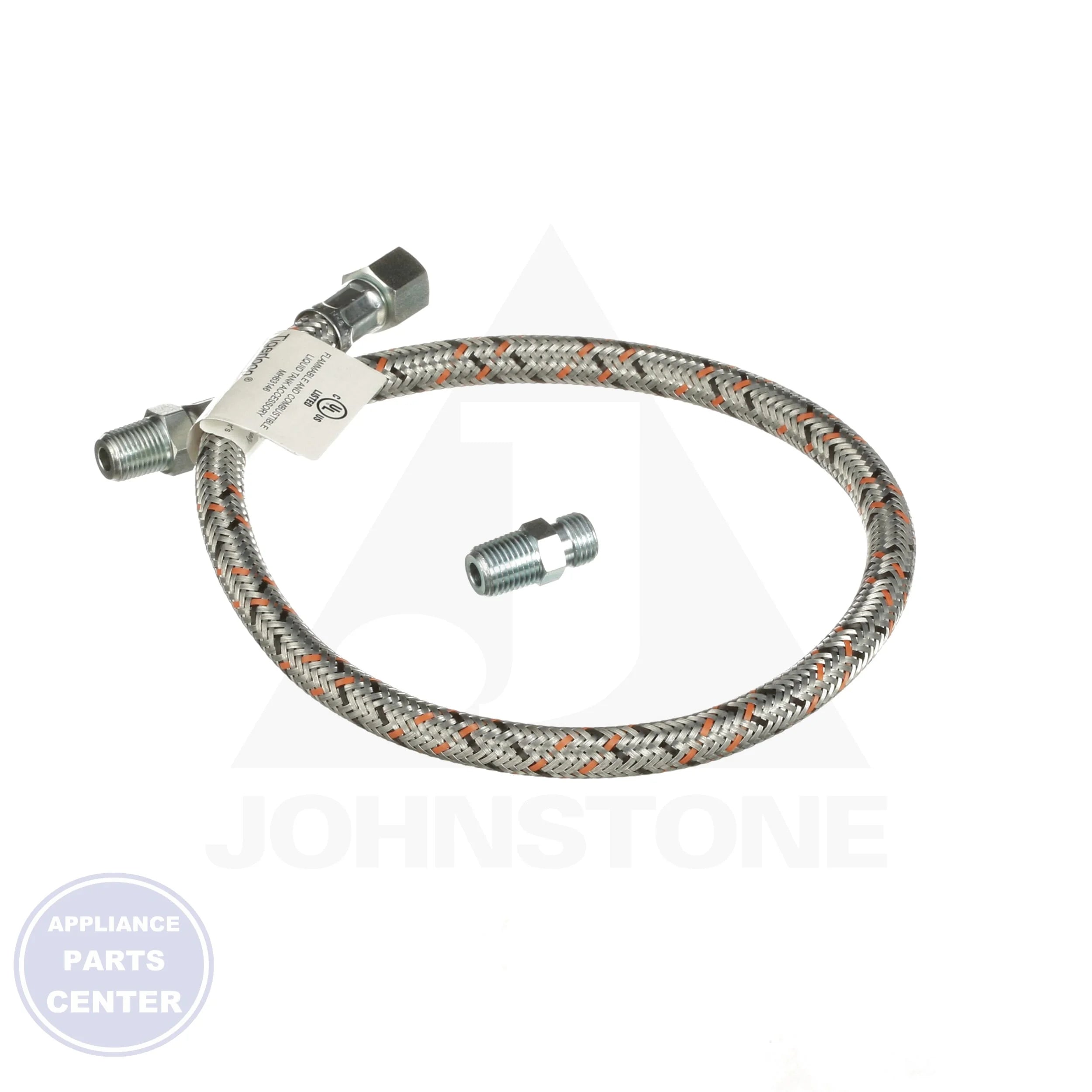 Tigerloop Oil De-aerator S220-24 - Side view with 24" flexible oil line