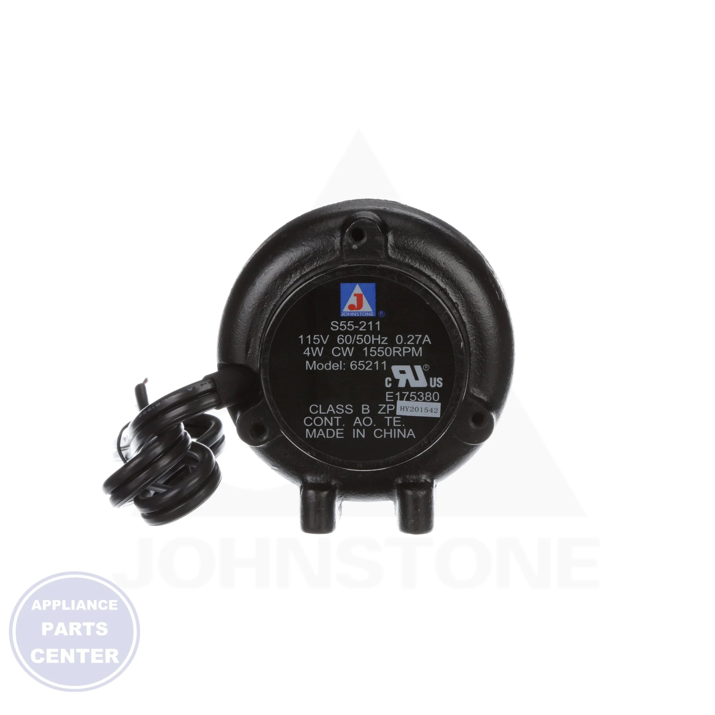 Unit Bearing Motor S55-211 - Side view with Diameter of 3-1/2"