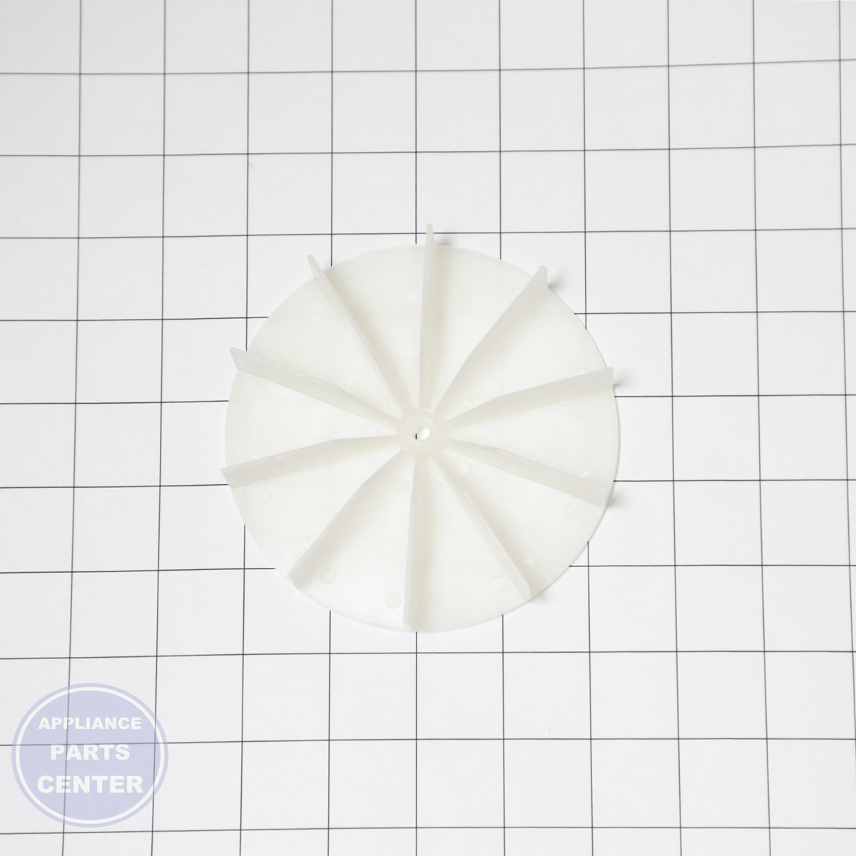 SRV NT IMPELLER WHEEL S68920000 - Side view with efficiency specs