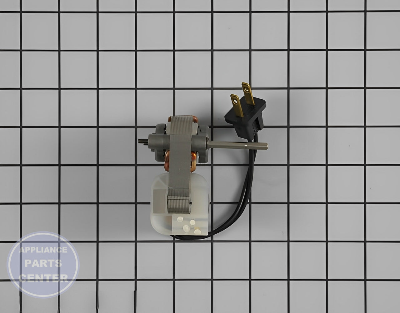 Fan Motor S86677000 - Side view with precise measurements
