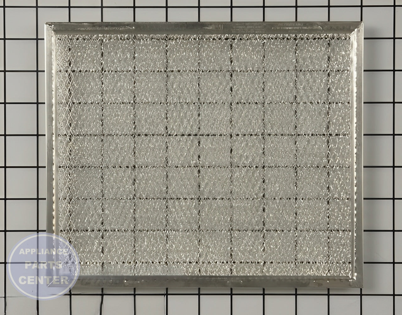 BROAN MICROWAVE OVEN RANGE VENT HOOD ALUMINUM FILTER S97006931 - Main view showing grease capture for BRN Range Vent Hood