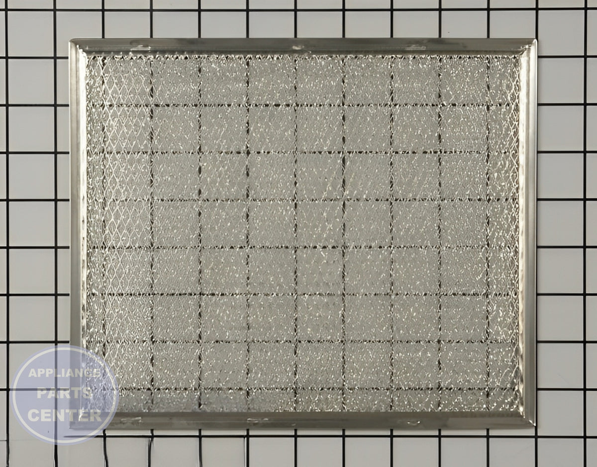 BROAN MICROWAVE OVEN RANGE VENT HOOD ALUMINUM FILTER S97006931 - Detailed view of precise construction details