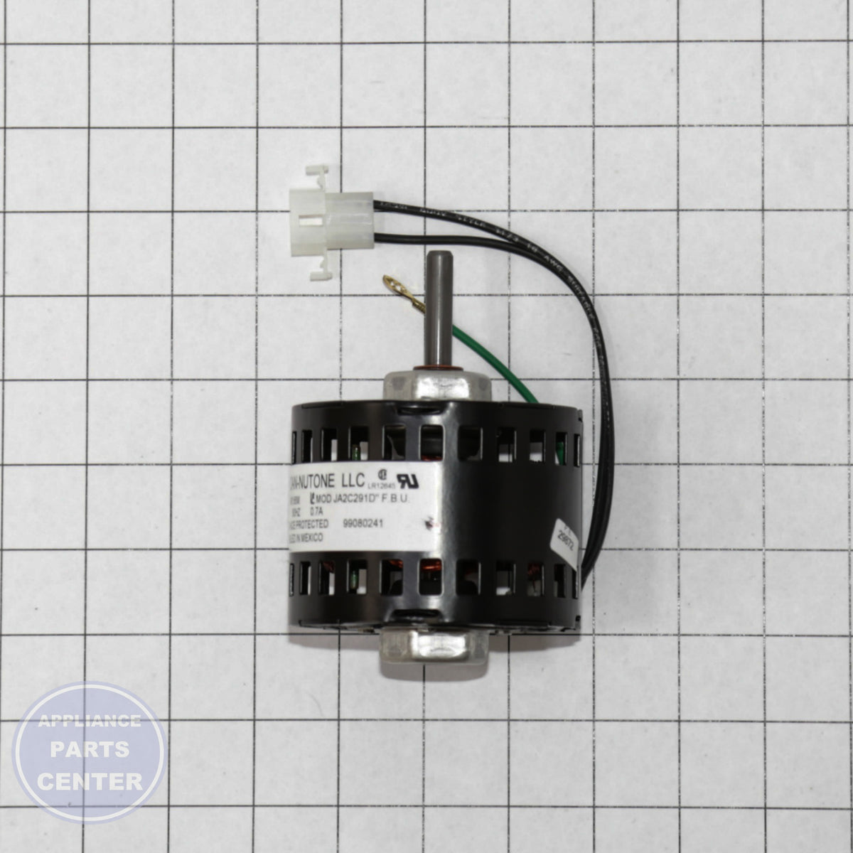 SRV 360 MOTOR SERVICE ASSY S97008583 - Side view with specific measurements and specs