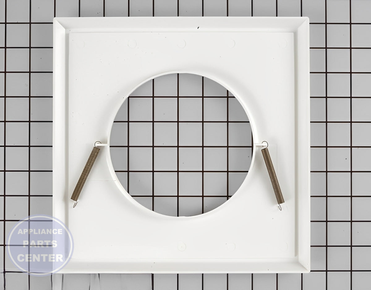 BROAN RANGE GRILLE ASSEMBLY S97010319 - Side view with precise measurements