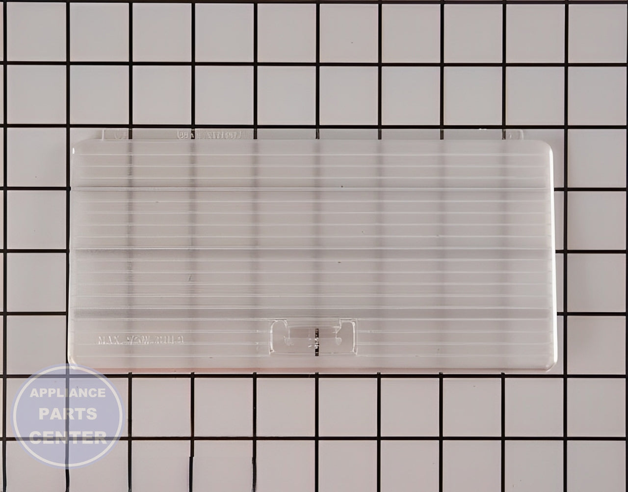 Kenmore Light Lens S97013316 - Main view showing bright illumination for Kenmore and Broan models