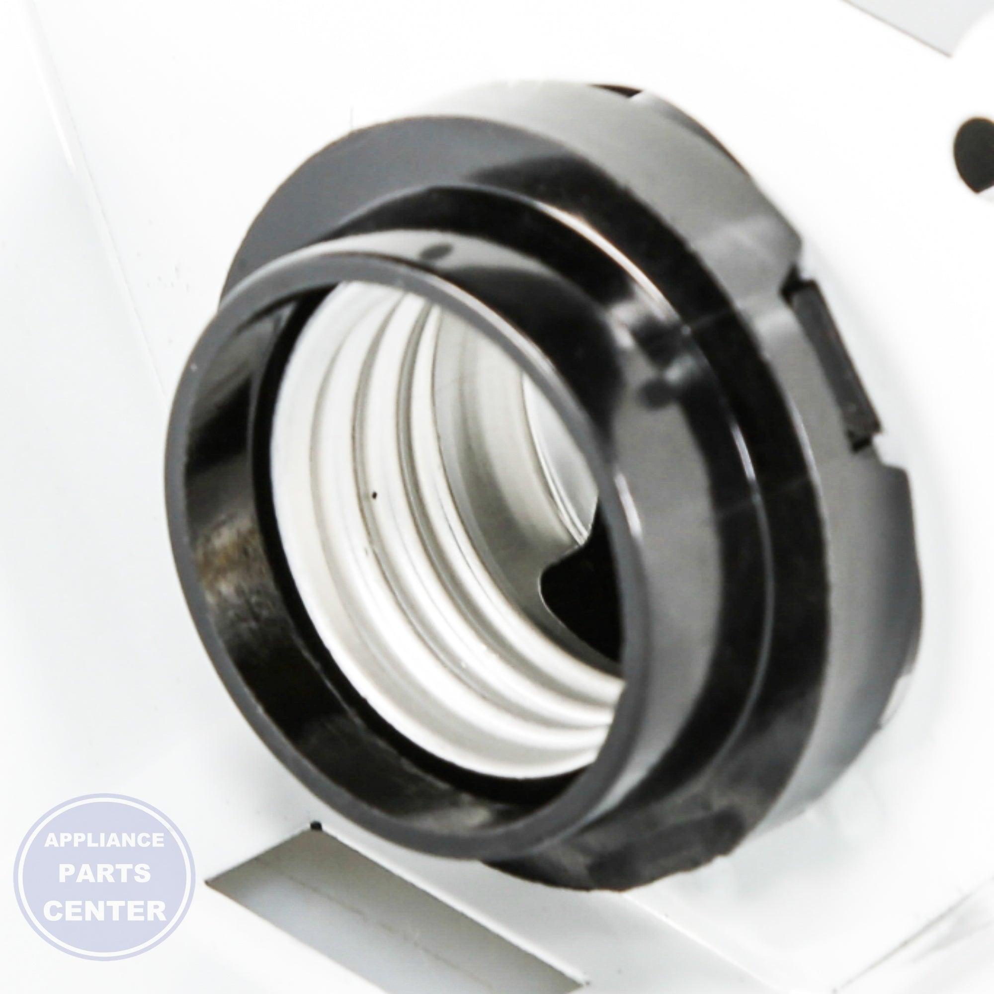 SRV ASM B & C-CAN REFL W/LAMP SCKT S97014212 - Side view with precise measurements