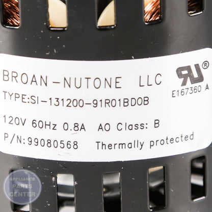 BRO SRV ASSY BLOWER 70/80CFM N-CAN (QTR) - Installation in BRO model showing mounting points