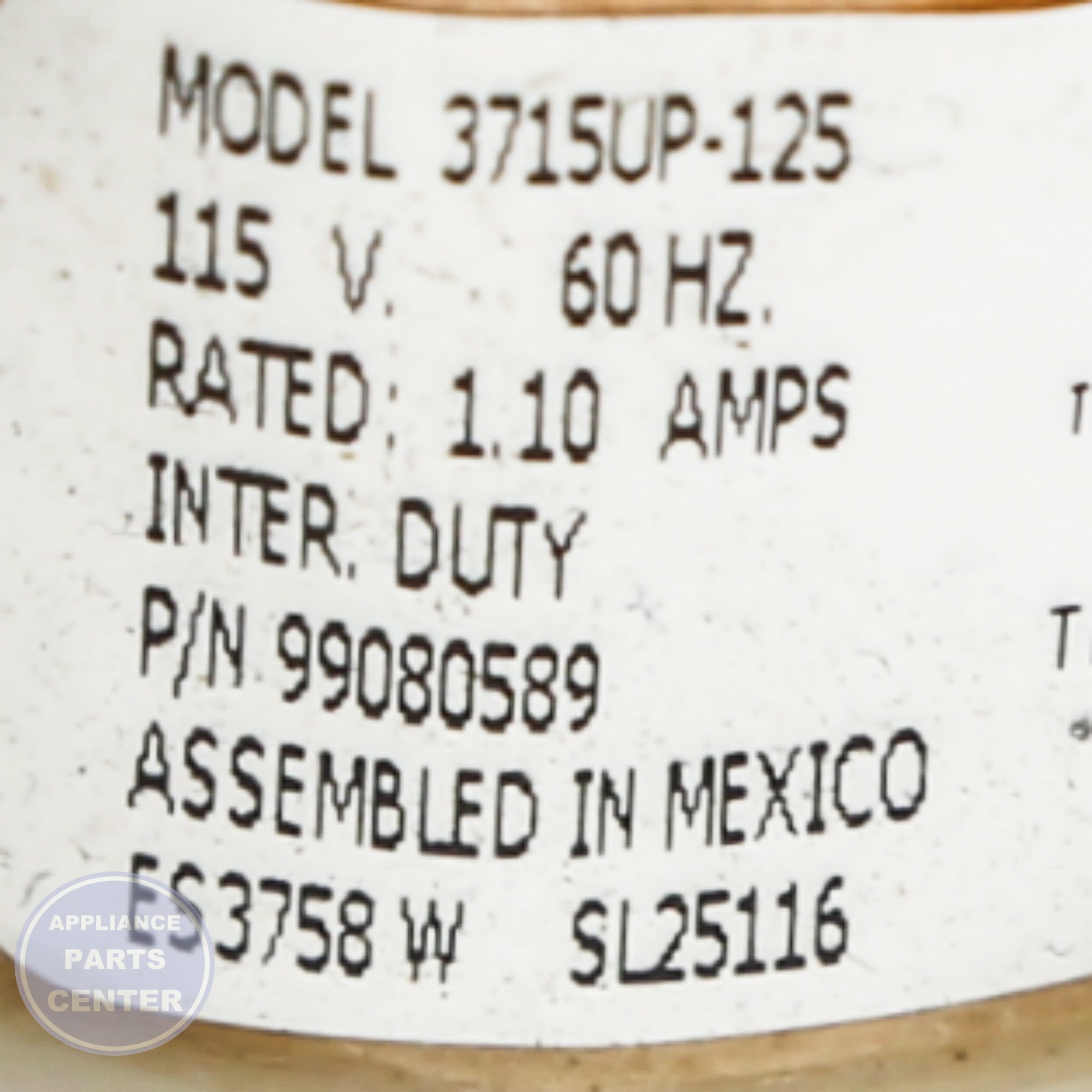 BRO SRV GEAR MOTOR KIT F/59960 S97017014 - Installation in BRO 97017014 models showing key mounting points