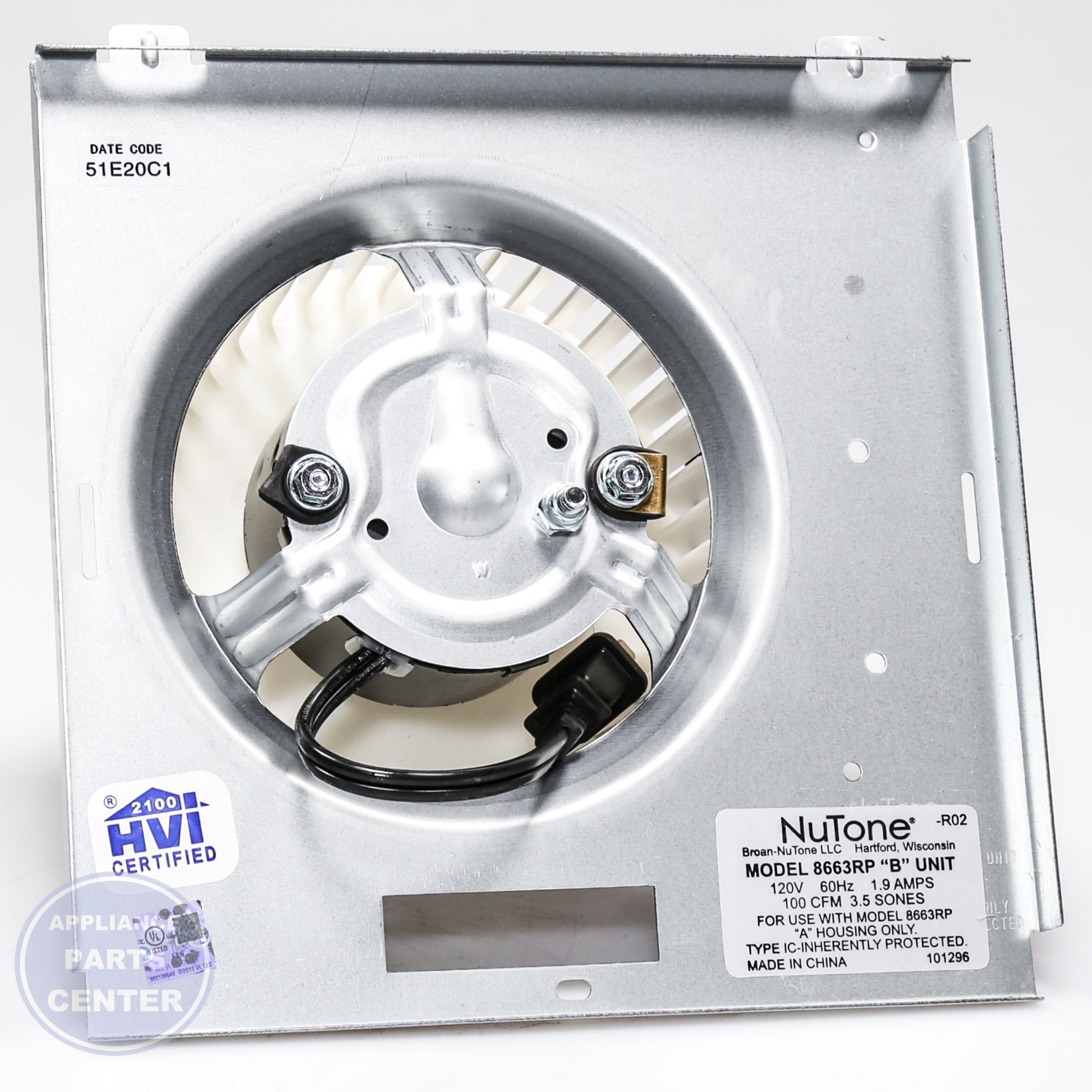 BRO SRV POWER ASSY F/8663RP S97017705 - Installation in BRO model showcasing mounting points