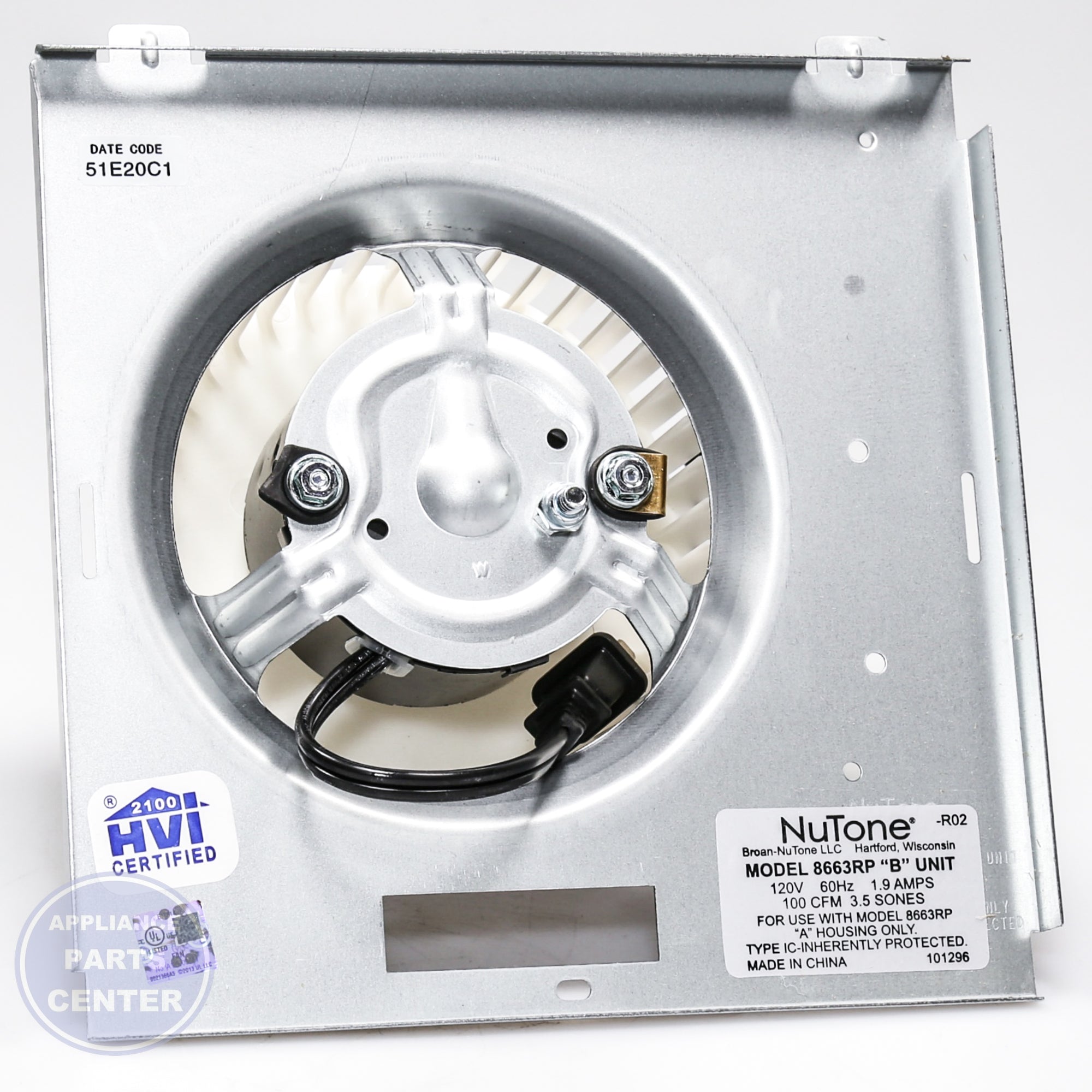 BRO SRV POWER ASSY F/8663RP S97017705 - Installation in BRO model showcasing mounting points