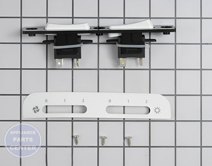 SRV SWITCH ASSY WHITE F/QP HOO S97017729 - Detailed view of the reliable switch