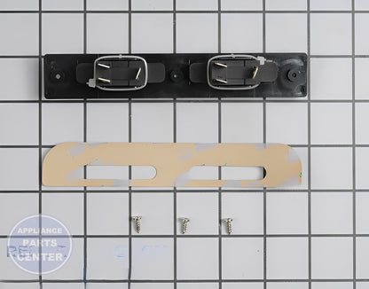 SRV SWITCH ASSY WHITE F/QP HOO S97017729 - Side view with precise specifications