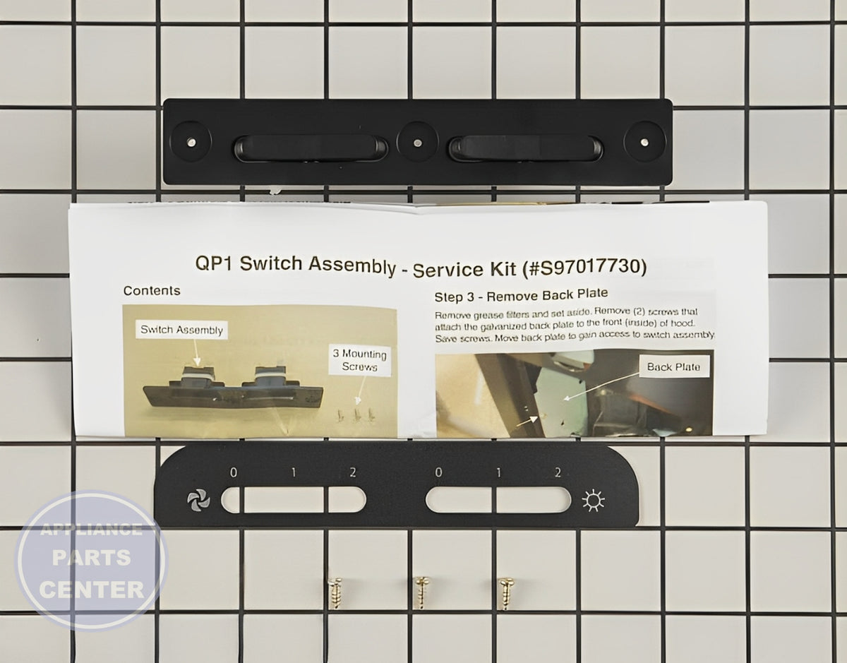 Broan Switch Kit S97017730 - Main view showing smooth operation for Broan Range Vent Hood