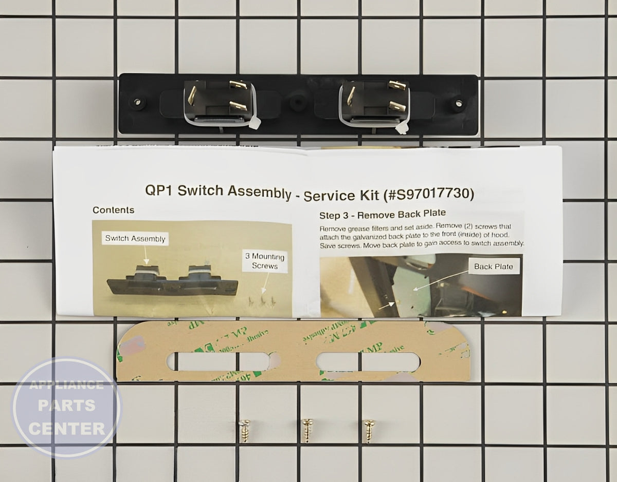 Switch Kit S97017730 - Side view with precise measurements