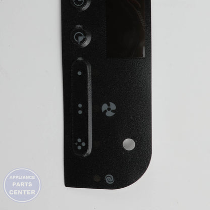 SRV USER INTERFACE ASSY BLACK S97018257 - Side view with precise measurements