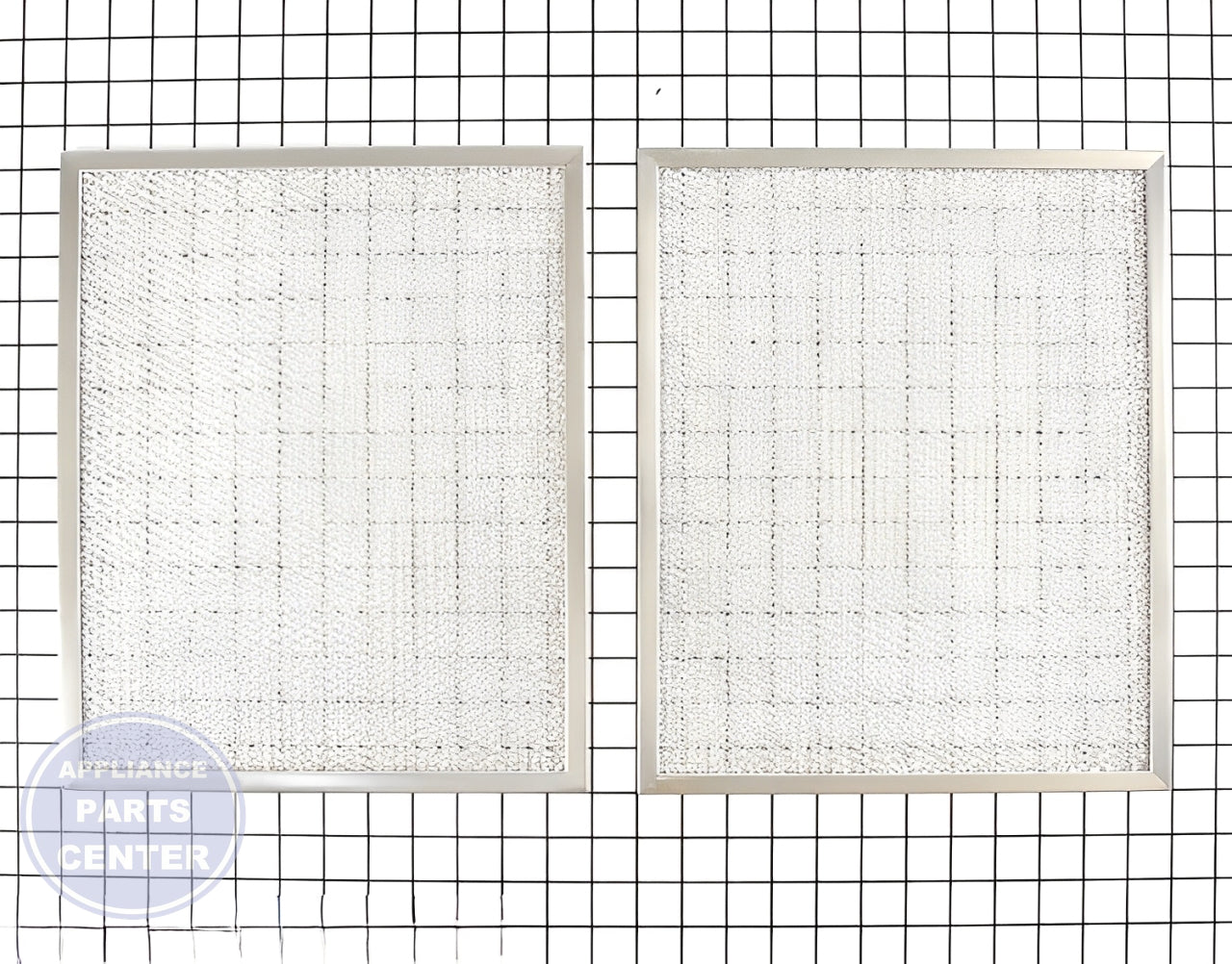 BRN RANGE FILTER 2/ PACK S99010299 - Main view showing dual filtration for BRN Range Vent Hood