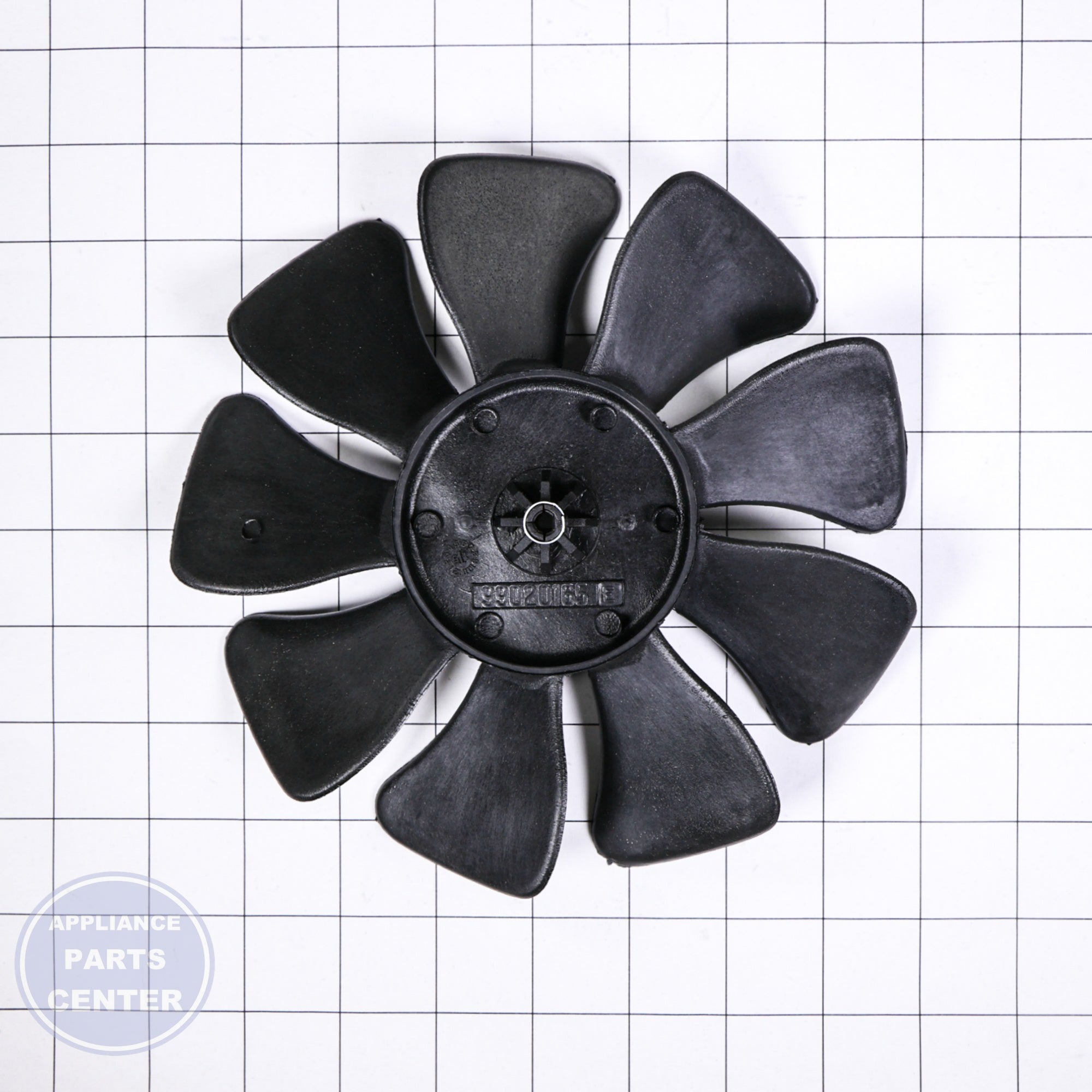 SRV PLASTIC FAN BLADE F 8N FAN S99020165 - Side view with durable plastic construction
