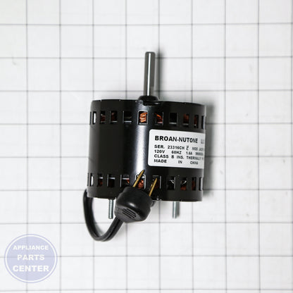 SRV MOTOR F/10N UTILITY FAN S99080596 - Side view with precise specifications