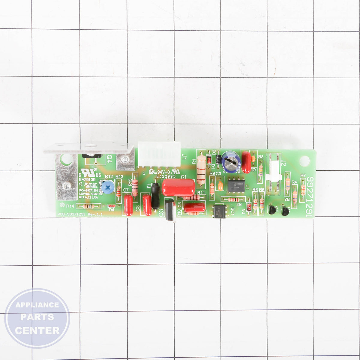 SRV ASSY CONTROL BOARD S99271291 - Side view with precise configurations