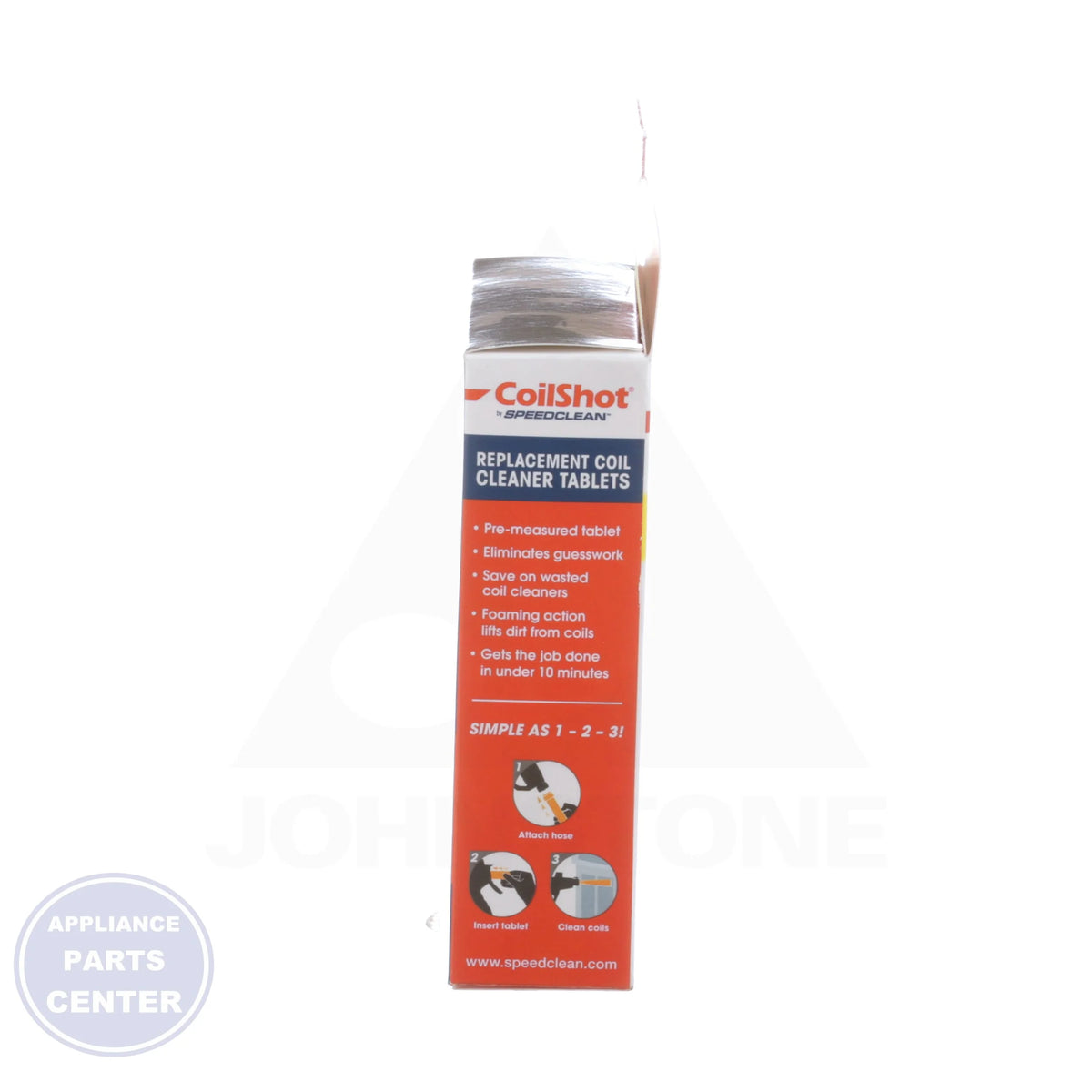 CoilShot Coil Cleaner Tablets SC-CS-TABS - Detailed view of efficient cleaning formulation