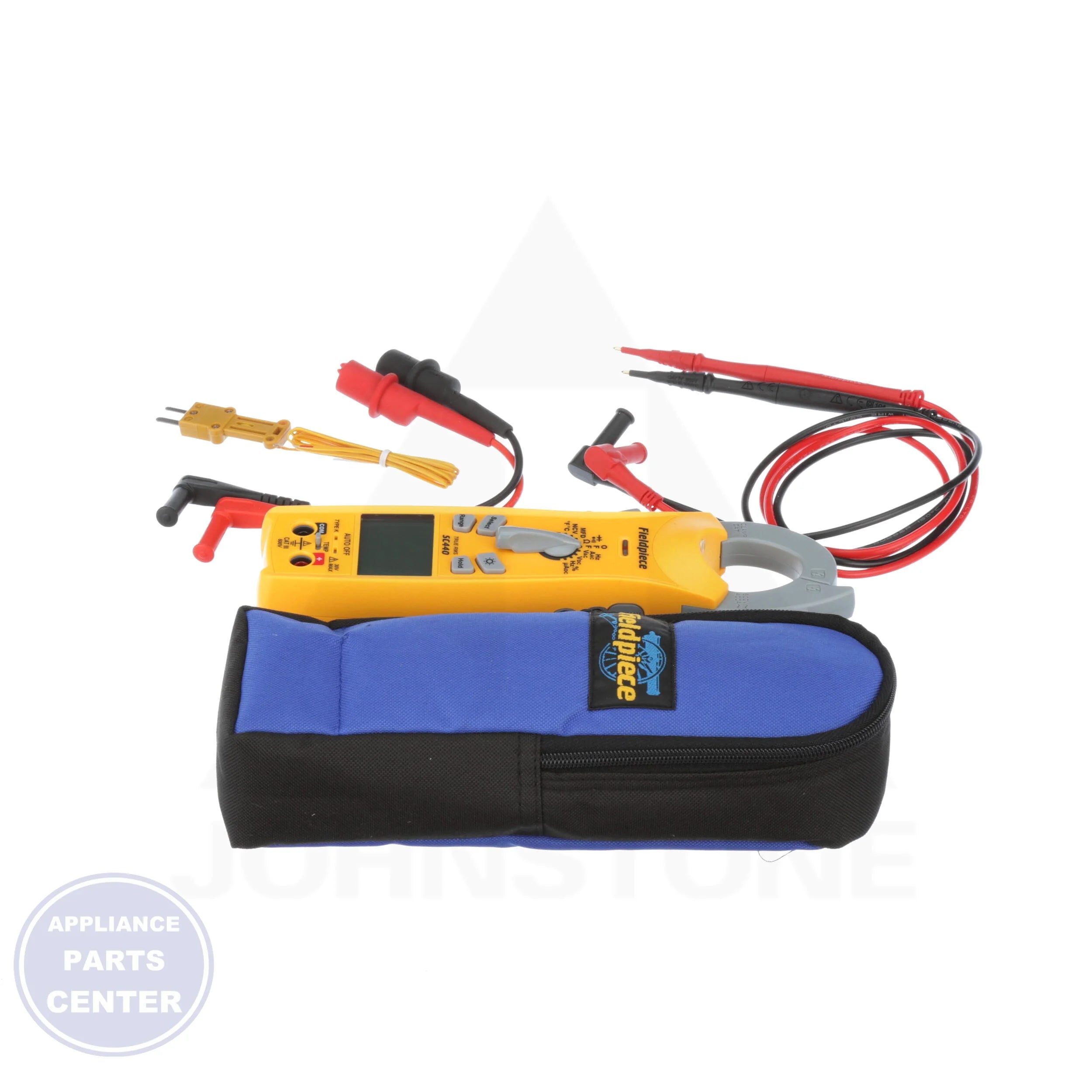 SC440 Clamp Meter - Detailed view of 50M Ohms resistance/continuity measurement capability