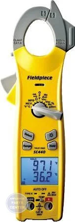 SC440 Clamp Meter - Main view showing dual display for extreme temperature resistance