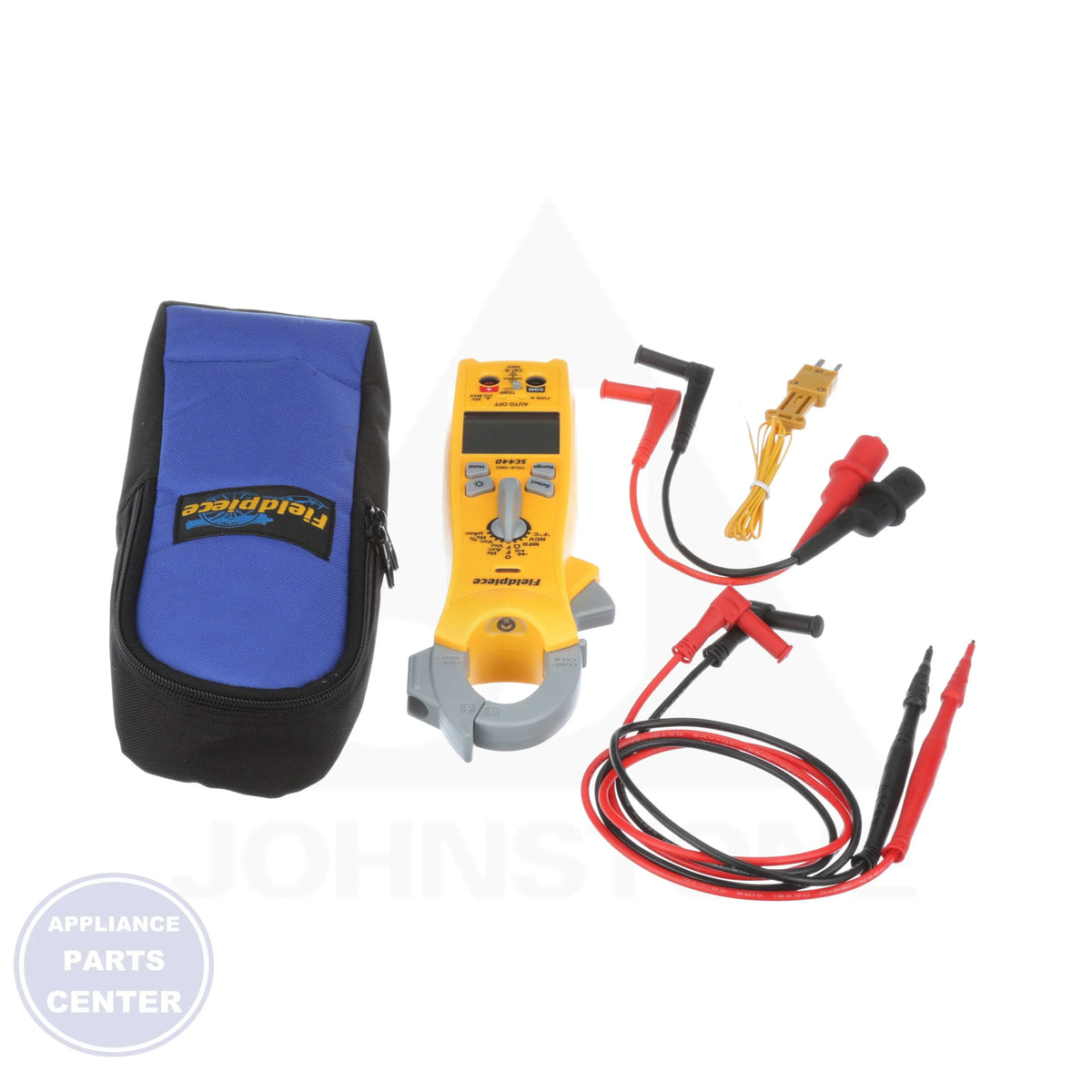SC440 Clamp Meter - Side view with 5,000 count display and 600V AC/DC measurement capacity