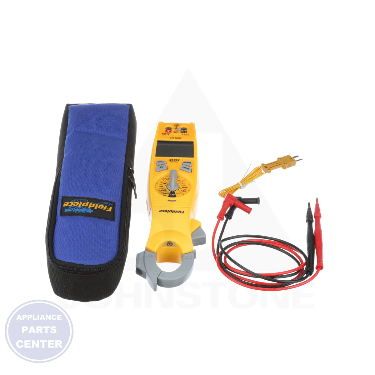 Swivel Head Clamp Meter SC640 - Side view with 600V AC/DC volts specification