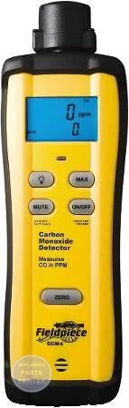 [Brand] Carbon Monoxide Detector SCM4 - Main view showing field-replaceable smart sensor for various models