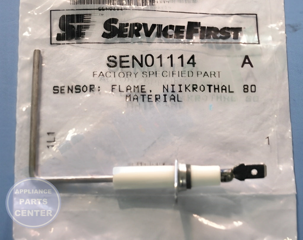 TRANE FLAME SENSOR SEN1114 - Detailed view of precise flame detection technology