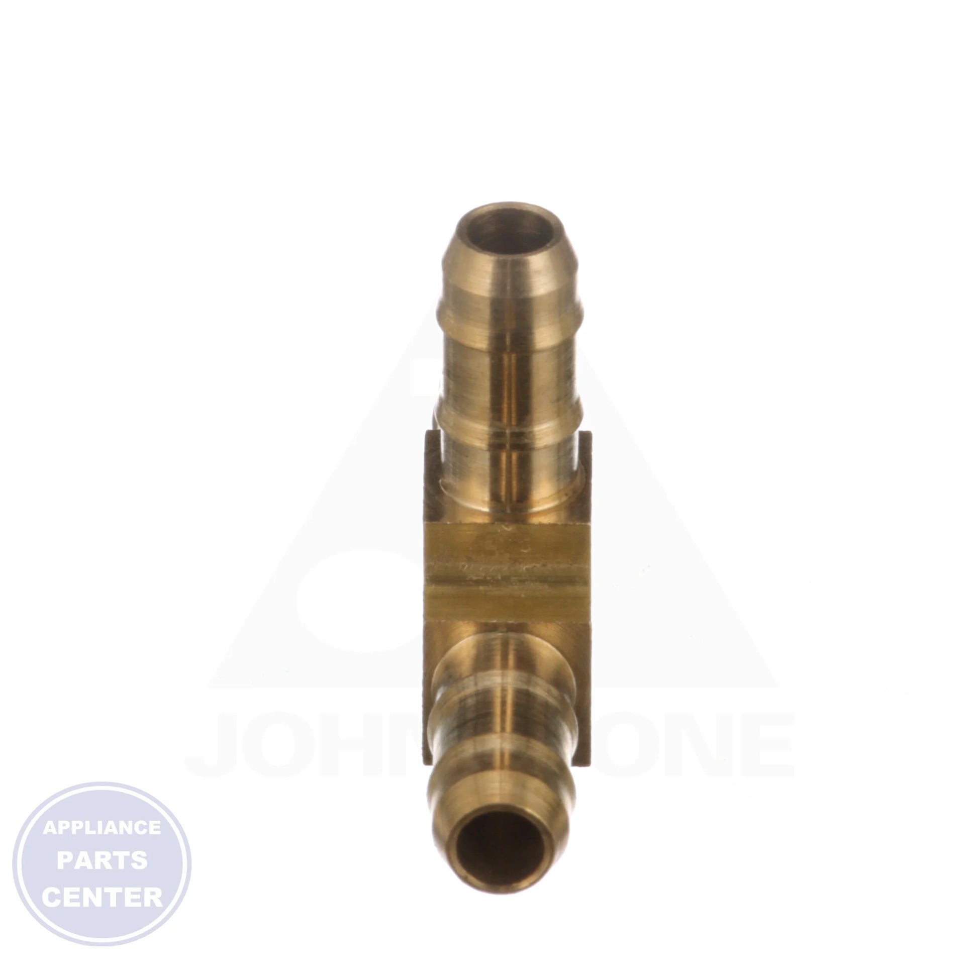 1/4" Union Tee SFB224T - Detailed view of brass construction