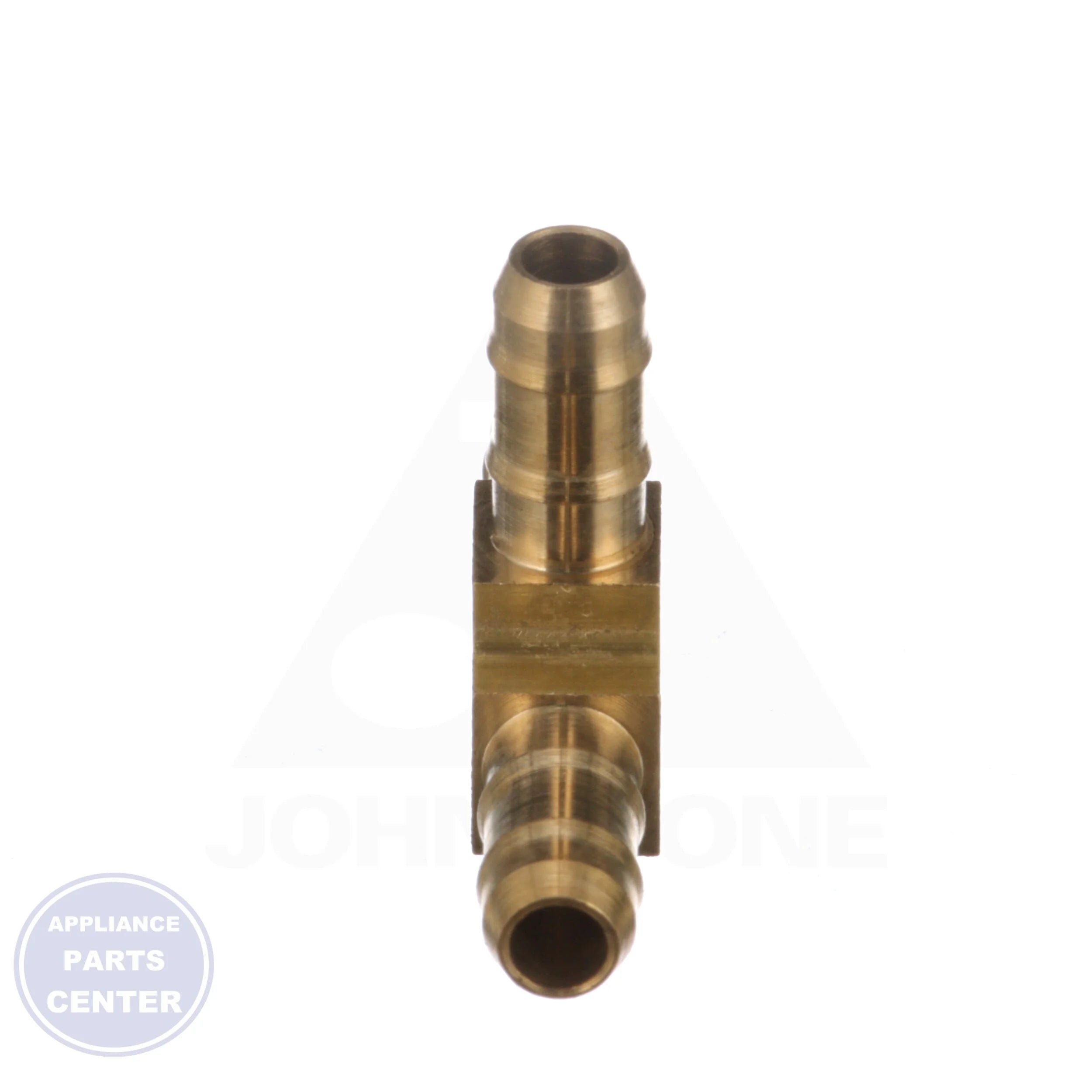 1/4" Union Tee SFB224T - Detailed view of brass construction