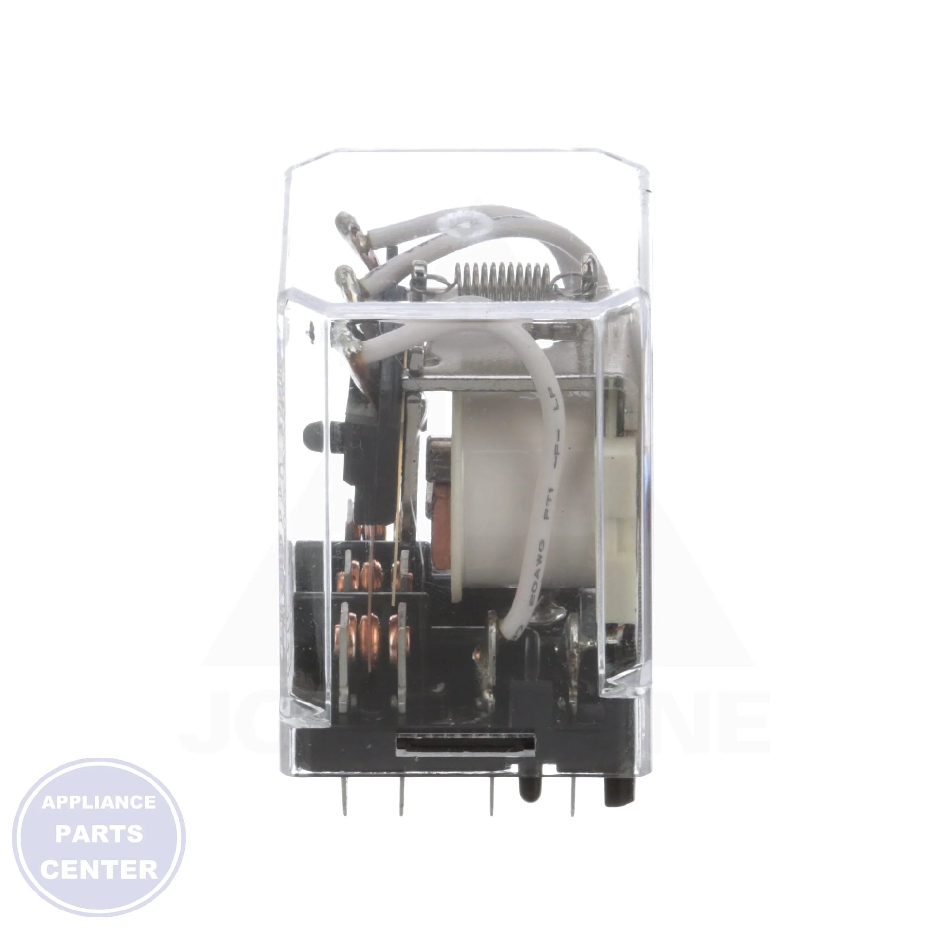 General Purpose Plug-In Relay SKAP-3C-120VAC - Detailed view of 1500V dielectric strength and silver cadmium oxide contacts