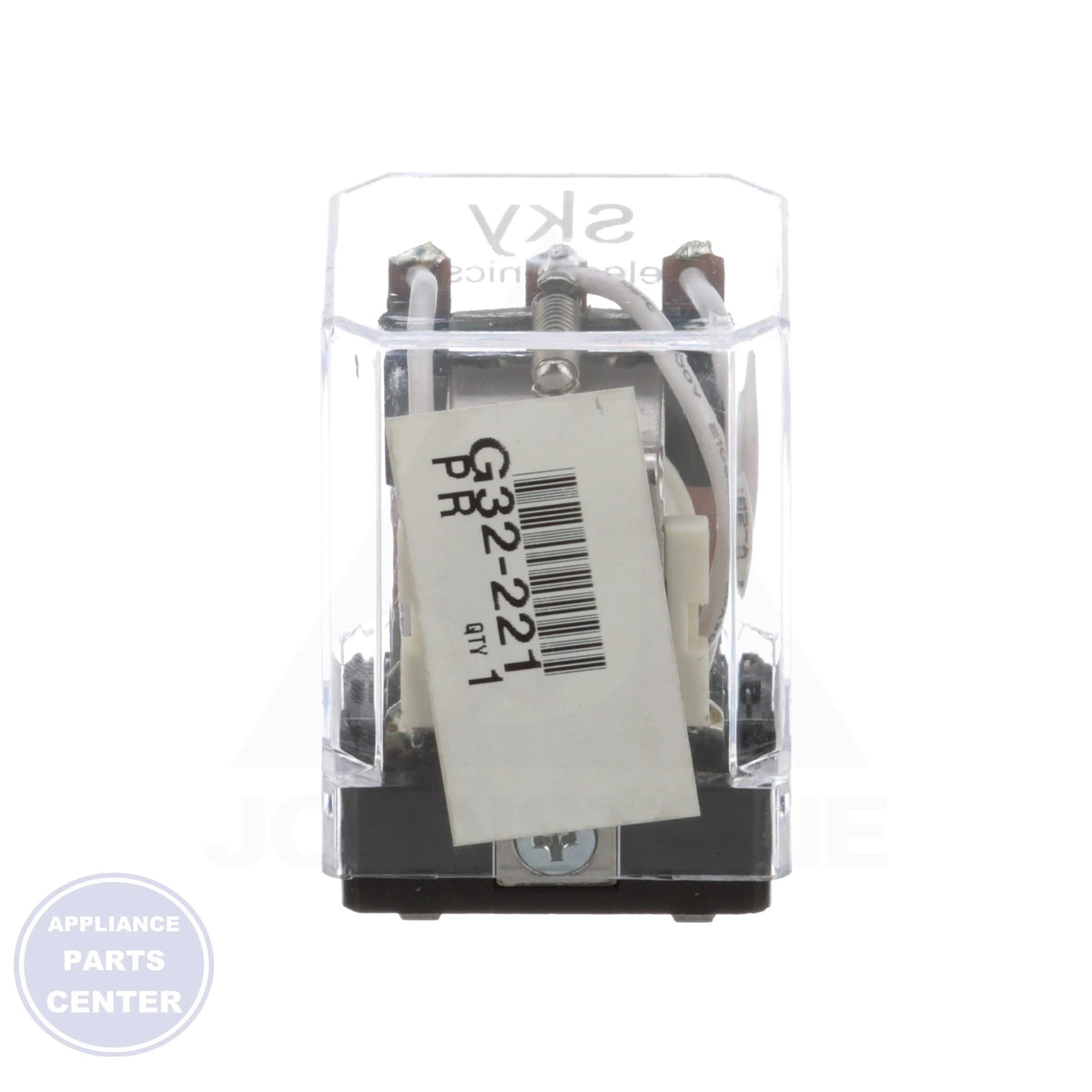 General Purpose Plug-In Relay SKAP-3C-120VAC - Side view with 11 pins and 13A resistive @ 28VDC, 120VAC rating