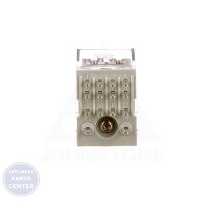 General Purpose Plug-In Relay SKMP-4C-24VAC - Side view with 5A resistive @ 32VDC, 120VAC specs