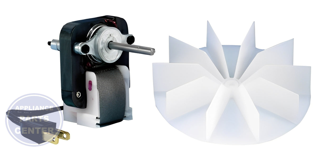 SUPCO VENT HOOD MOTOR SM550 - Detailed view of technical specifications