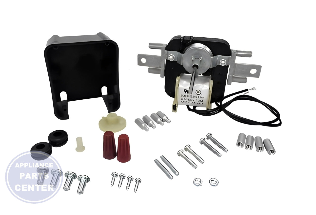SUPCO UNIVERSAL MOTOR KIT SM999 - Side view with precise measurements