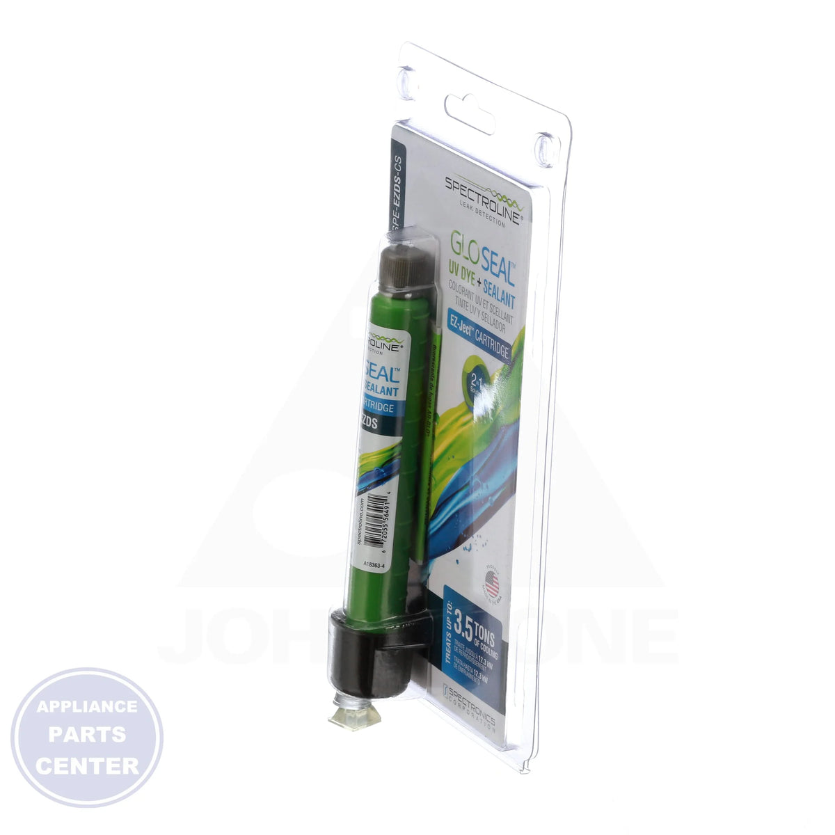 GLO SEAL™ EZ-Ject Cartridge SPE-EZDS-CS - Detailed view of refrigerant dye injection