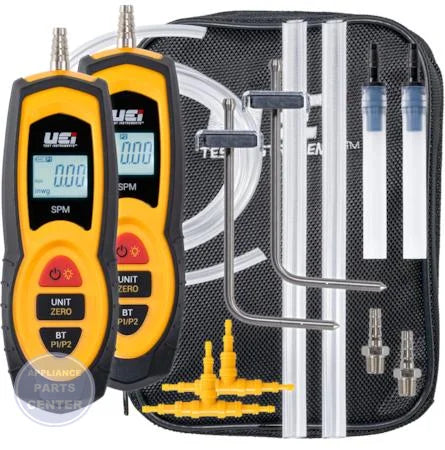 [Brand] Wireless Static Pressure Manometer Kit - Main view showing wide measuring range for HVAC systems