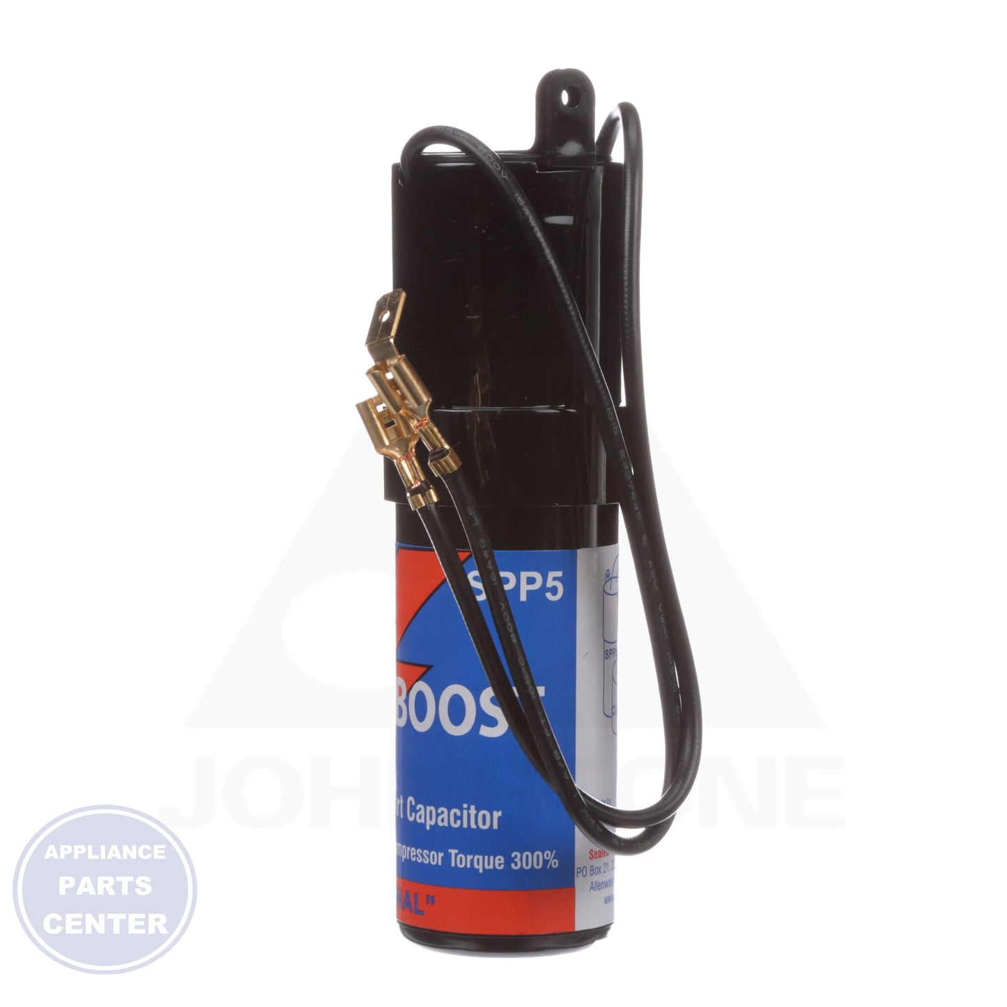 Starter Pow-R-Pak SPP5 - Detailed view of start capacitor relay combination