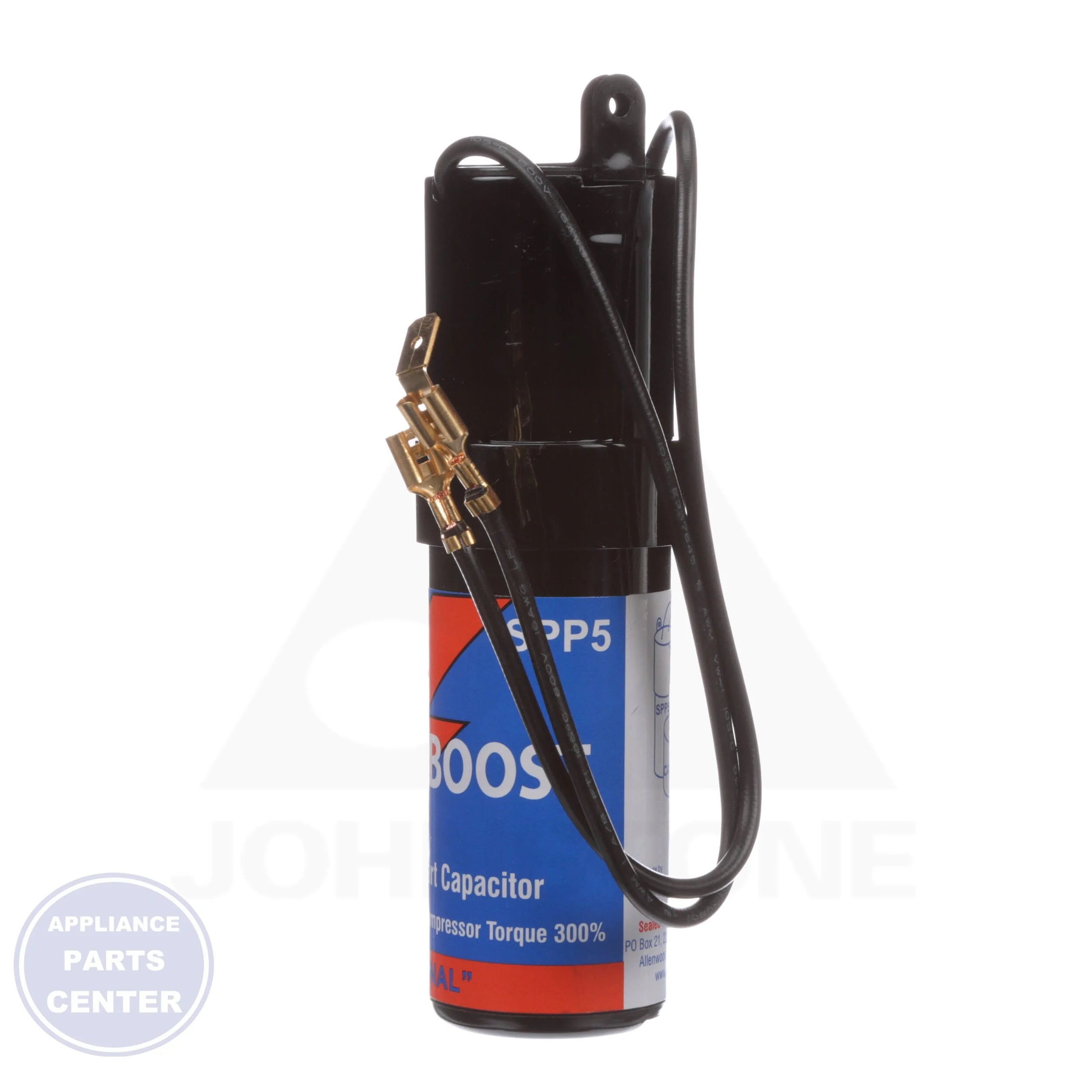 Starter Pow-R-Pak SPP5 - Detailed view of start capacitor relay combination