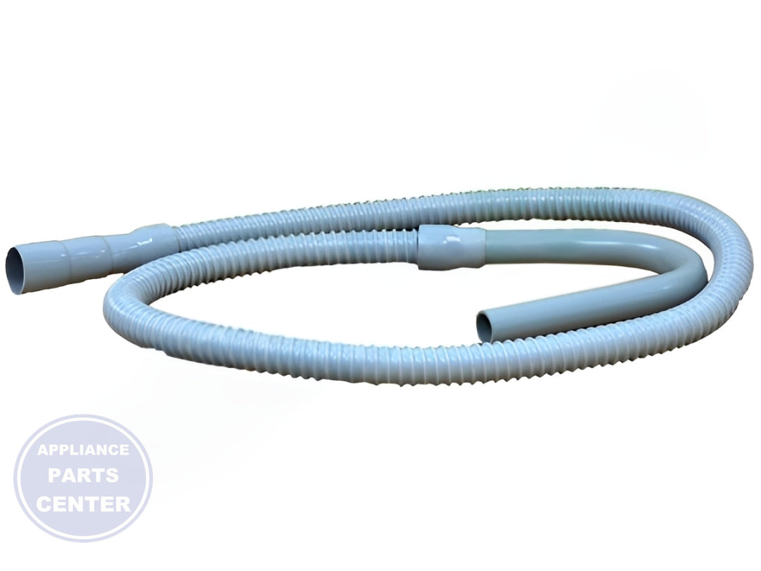 SUPCO 8 FOOT UNIVERSAL WASHER DRAIN HOSE SSD8 - Detailed view of flexible material for efficient drainage