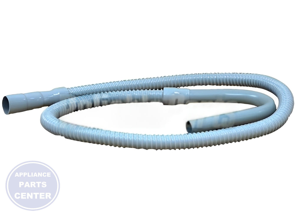 SUPCO 8 FOOT UNIVERSAL WASHER DRAIN HOSE SSD8 - Main view showing durable construction for various models