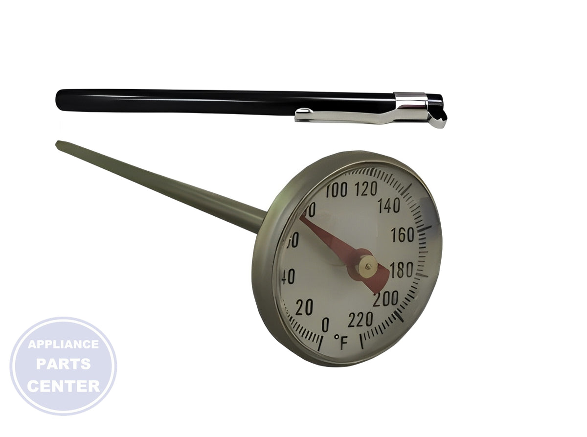 SUPCO POCKET DIAL THERMOMETER 0 TO 220DEG ST02 - Detailed view of temperature measuring device