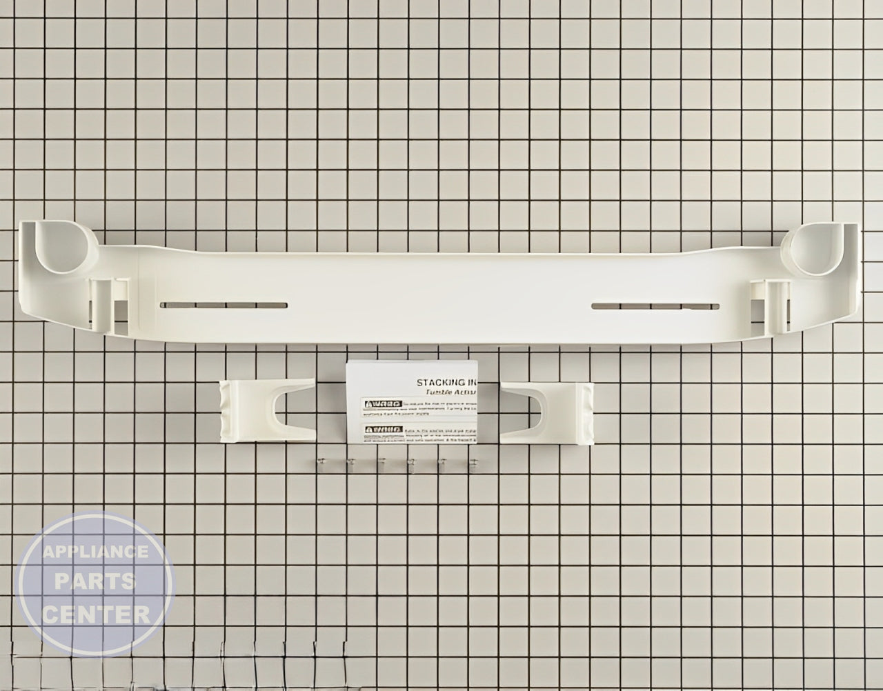 FRIGIDAIRE WASHER DRYER STACKING KIT FRONT LOAD STACKIT2 - Main view showing bracket & flange for Front Load models