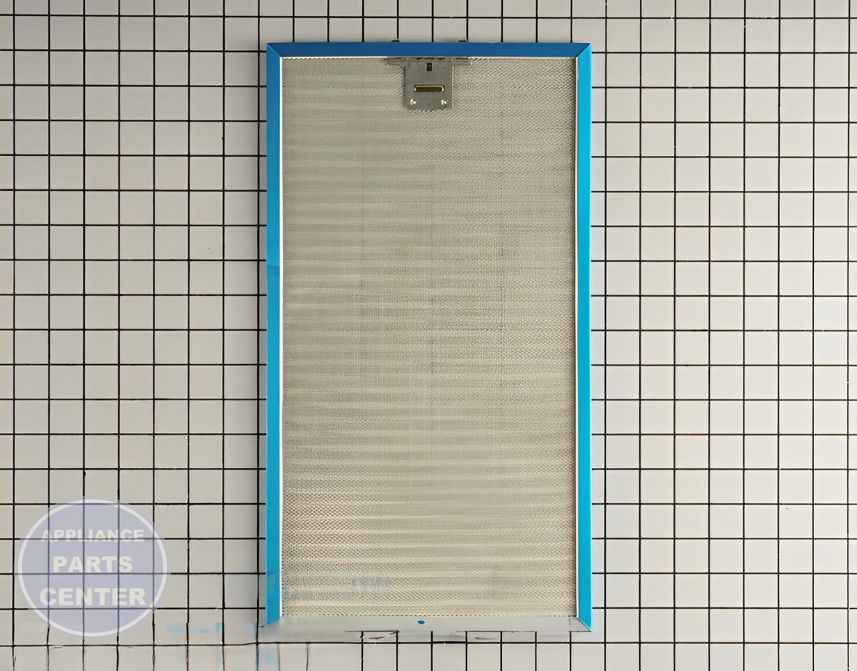BRO SRV FILTERS W/LTCH 9.92 X 17.98 X .35 - Main view showing latch feature for BRO Range Vent Hood models