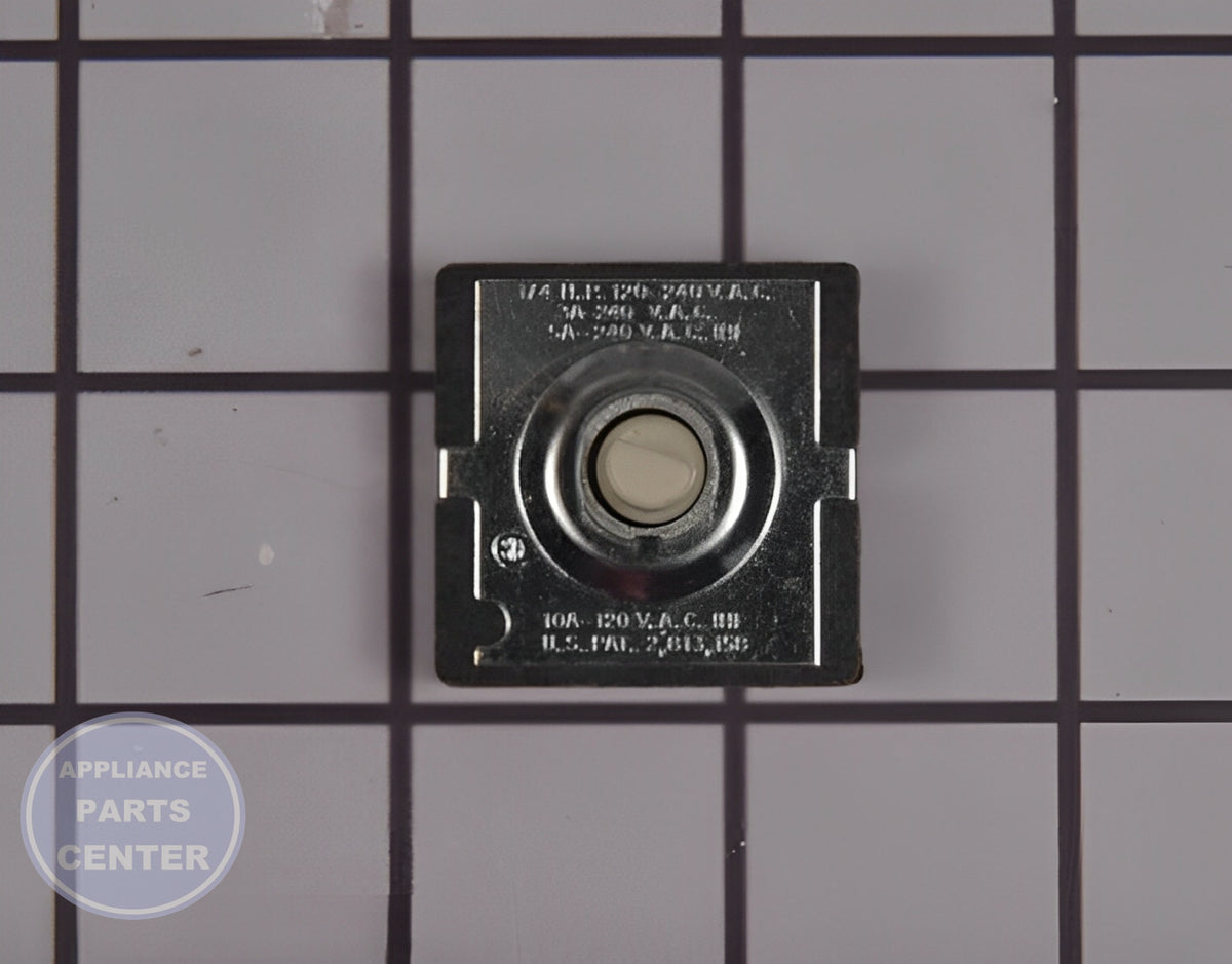 Light Switch SV08338 - Side view with dimensions of 1.5 x 2 inches
