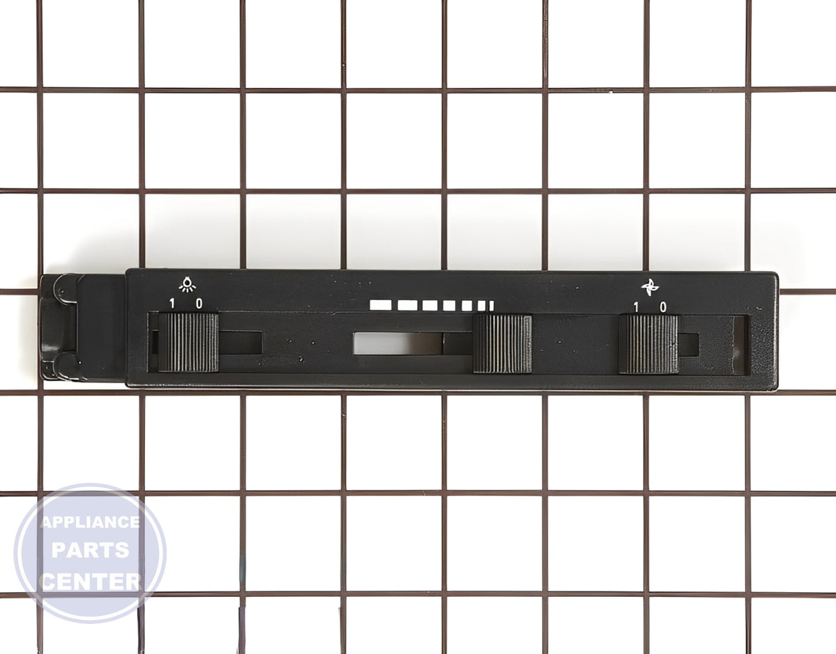 BROAN Range Black Knob SV12969 - Main view showing panel design for BRN Range Vent Hood models