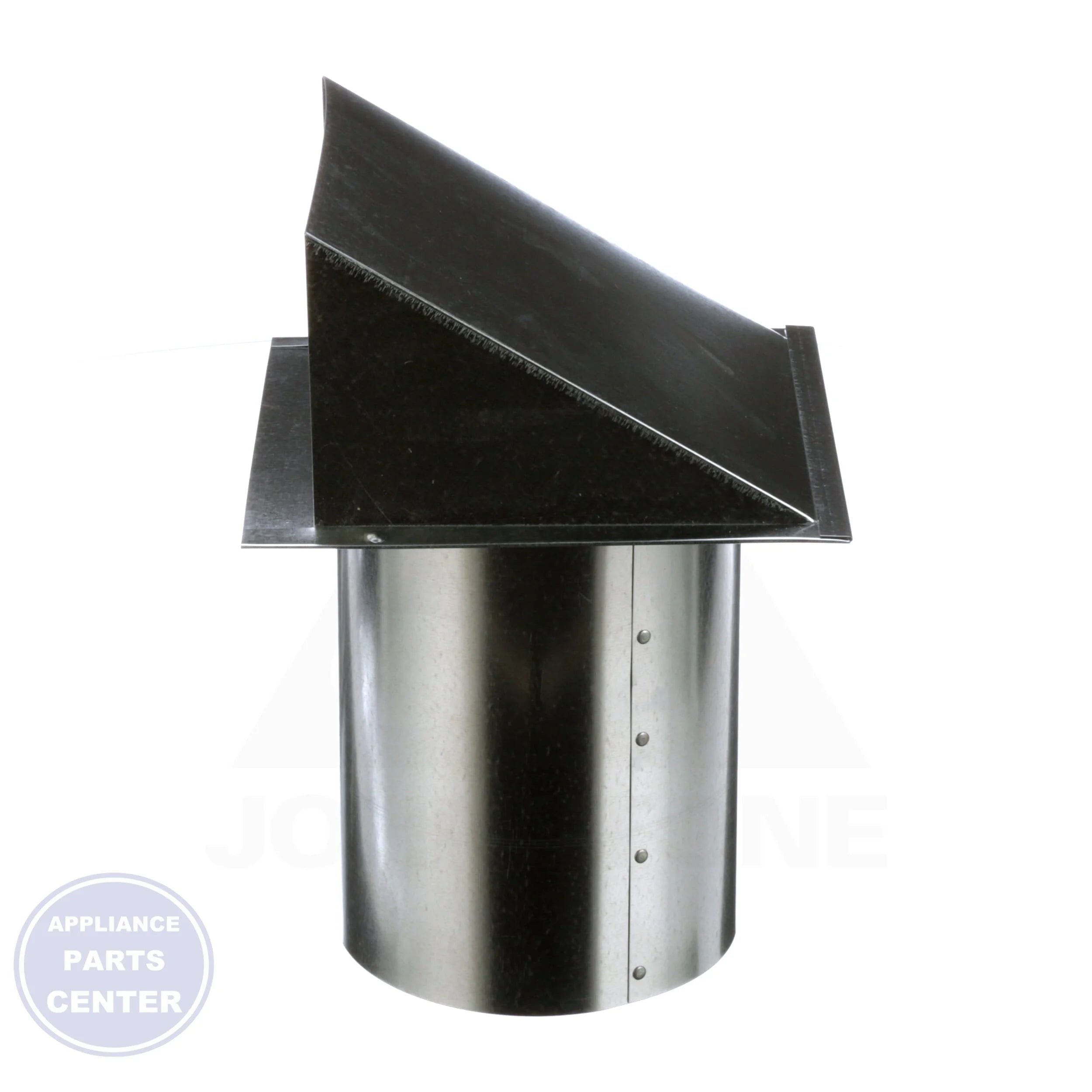 Galvanized Hooded Wall Vent SWV8 - Detailed view of 28 gauge steel construction