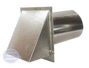 [Brand] Galvanized Hooded Wall Vent SWV8 - Main view showing efficient airflow for [specific models]